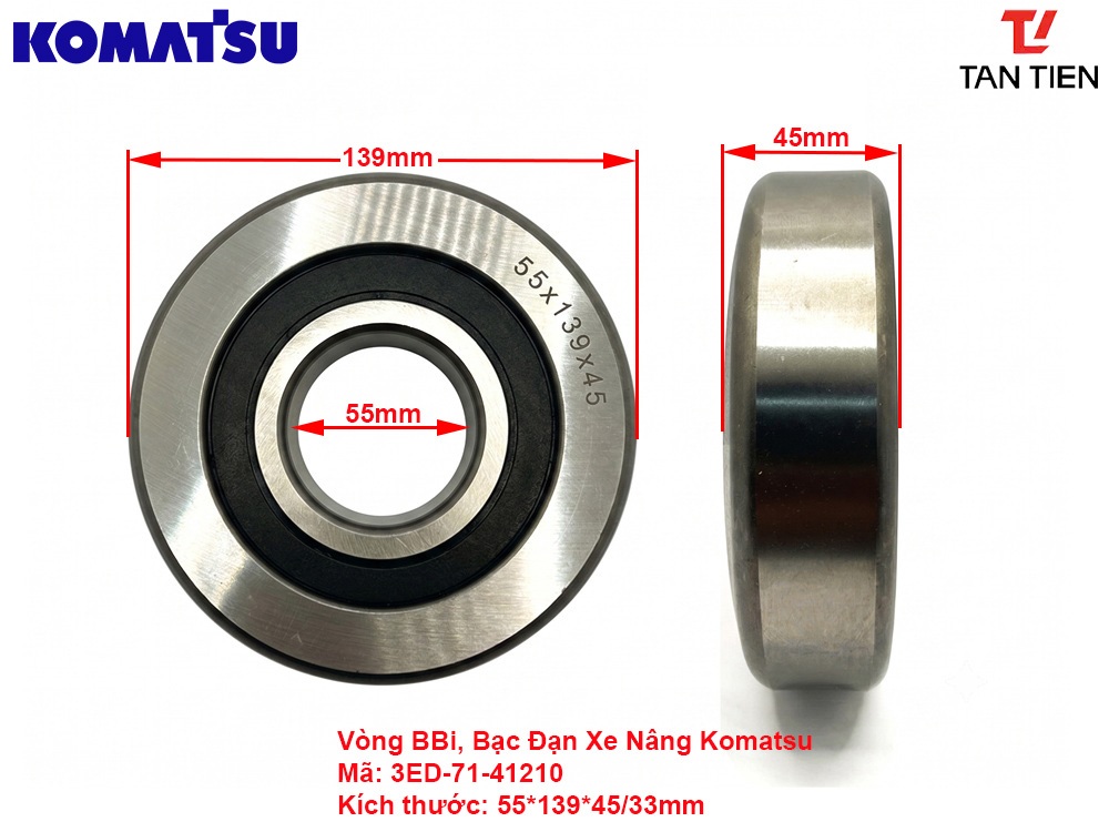 Vòng Bi Xe Nâng Komatsu 3ED-71-41210